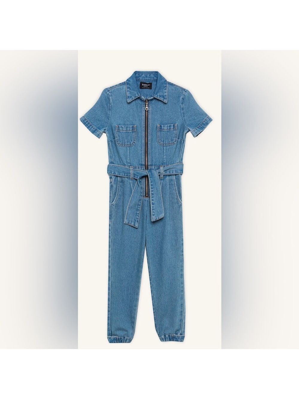 Bardot Kids Casual Denim Jumpsuit